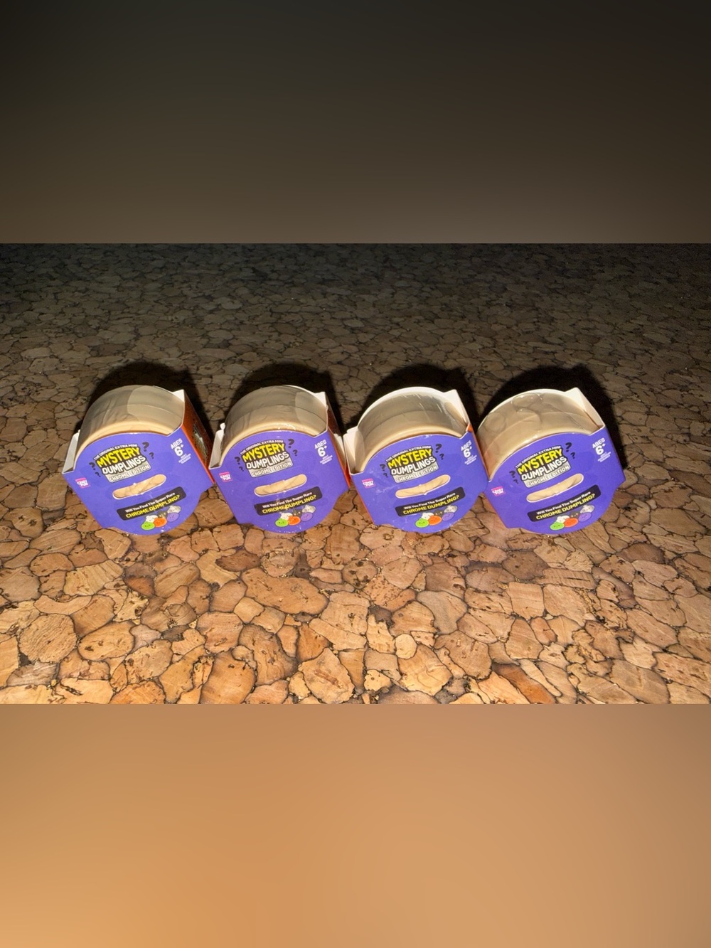 🔥4 Pack crazy fun RMS extra mini mystery dumplings Chrome Edition 🥟